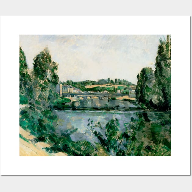 The Bridge and Dam at Pontoise by Paul Cezanne Wall Art by Classic Art Stall